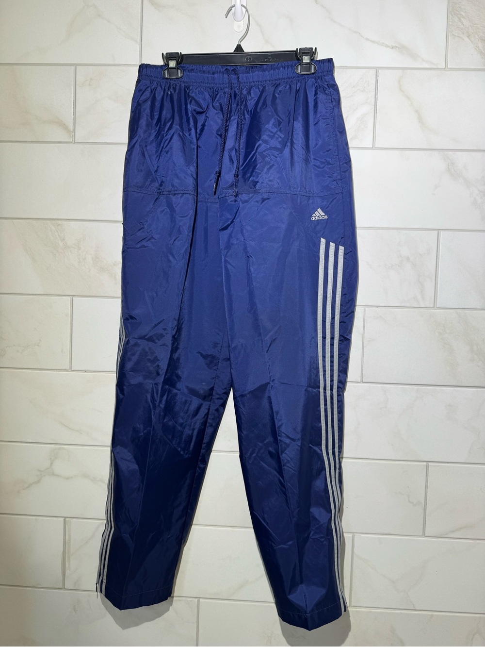 adidas Royal Blue Track Pants with White 3-Stripes